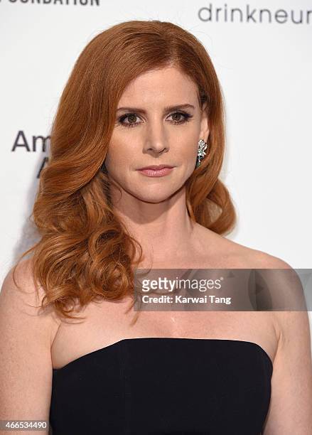 Sarah Rafferty attends the Elton John AIDS Foundation's 23rd annual Academy Awards Viewing Party at The City of West Hollywood Park on February 22,...