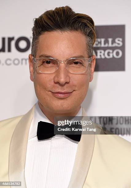 Cameron Silver attends the Elton John AIDS Foundation's 23rd annual Academy Awards Viewing Party at The City of West Hollywood Park on February 22,...