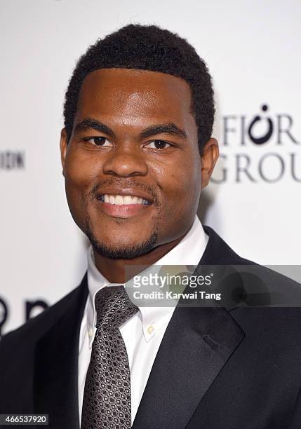 Julian Gant attends the Elton John AIDS Foundation's 23rd annual Academy Awards Viewing Party at The City of West Hollywood Park on February 22, 2015...