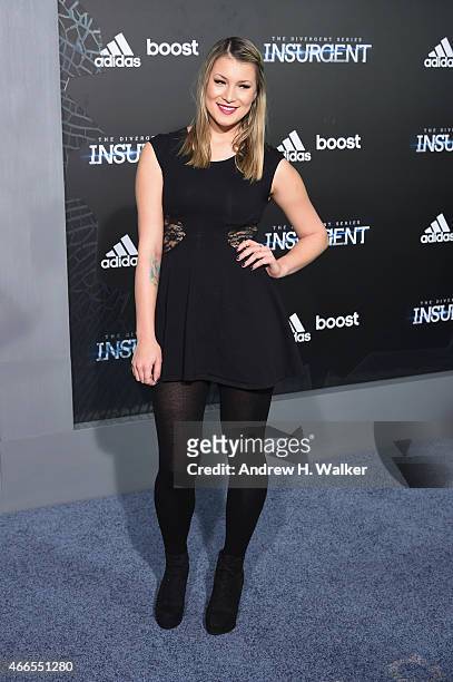 Jessi Smiles attends "The Divergent Series: Insurgent" New York premiere at Ziegfeld Theater on March 16, 2015 in New York City.