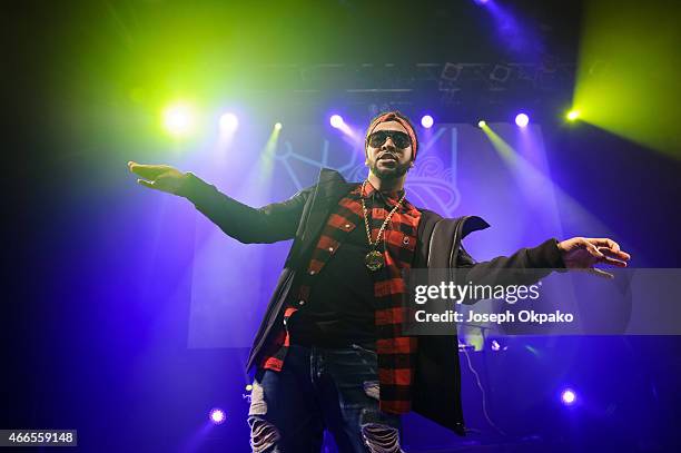 Omarion performs on stage at KOKO on March 16, 2015 in London, England.