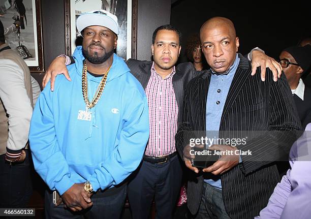 Funkmaster Flex, Johnny Nunez and Ralph McDaniels attend the Inspired In Music event Honoring Johnny Nunez, Ralph McDaniels & Funkmaster Flex at...
