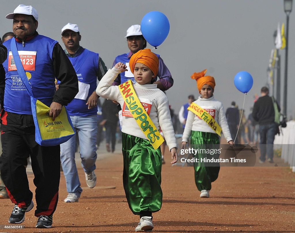 People Walk Against Cancer