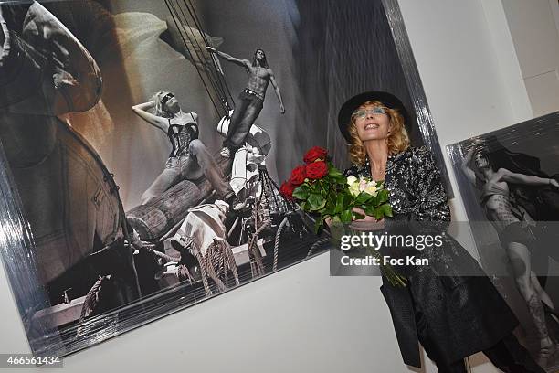 Photographer Arlinda Mestre attends 'Du Mythe A La Realite' Arlinda Mestre Photo Exhibition Preview at Espace Morin Du Vertbois on March on March 16,...