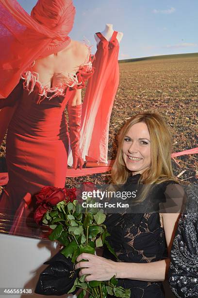 Fashion designer Larissa Heddert attends 'Du Mythe A La Realite' Arlinda Mestre Photo Exhibition Preview at Espace Morin Du Vertbois on March on...