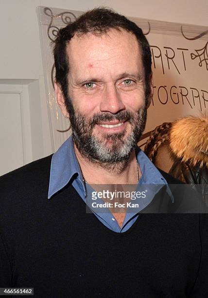 Christian Vadim attends 'Du Mythe A La Realite' Arlinda Mestre Photo Exhibition Preview at Espace Morin Du Vertbois on March on March 16, 2015 in...