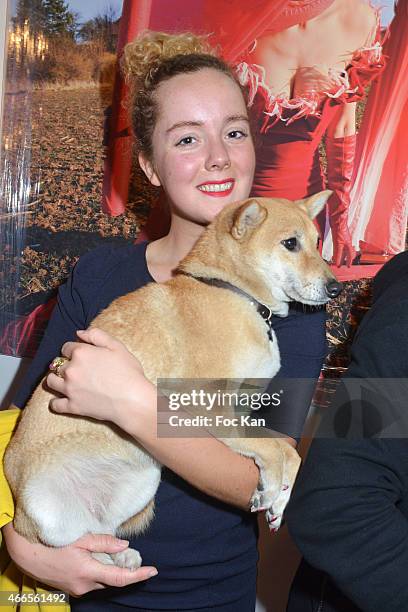 Guest attends 'Du Mythe A La Realite' Arlinda Mestre Photo Exhibition Preview at Espace Morin Du Vertbois on March on March 16, 2015 in Paris, France.