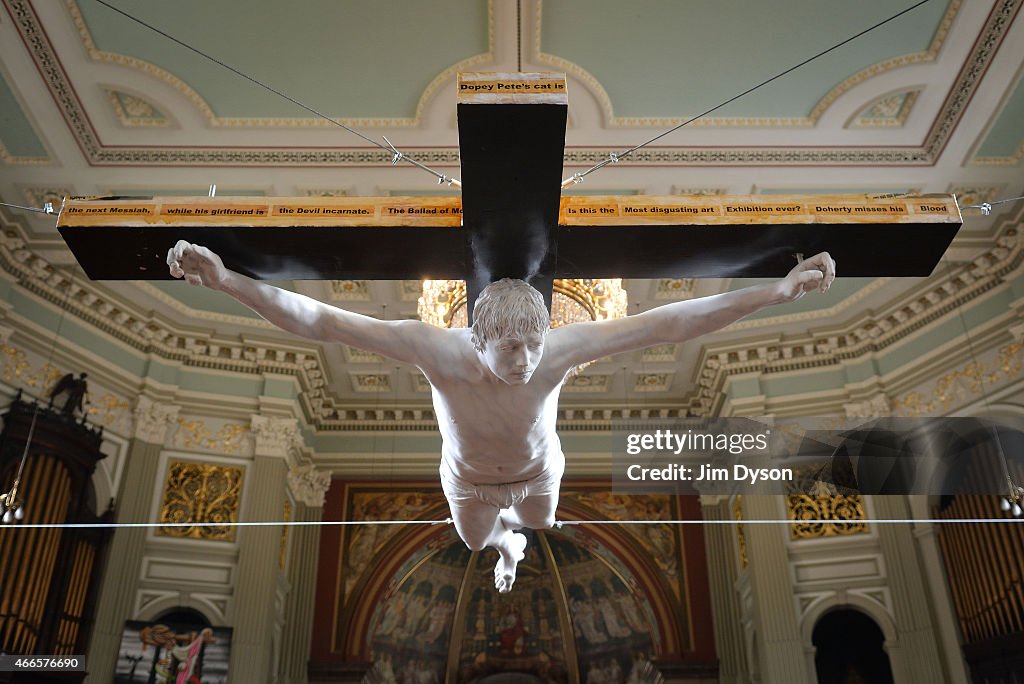 Marylebone Church Hosts Life-Sized Sculpture Of Pete Doherty Being Crucified