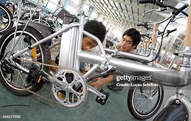 Repow Electric Bike Factory Photos and Premium High Res Pictures - Getty Images