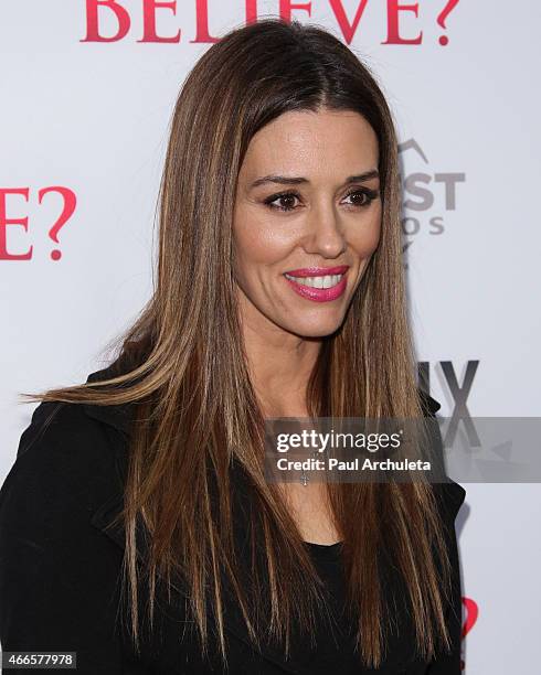 Actress Cory Oliver attends the "Do You Believe?" premiere at ArcLight Hollywood on March 16, 2015 in Hollywood, California.