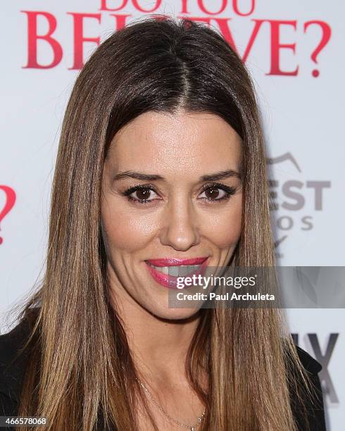 Actress Cory Oliver attends the "Do You Believe?" premiere at ArcLight Hollywood on March 16, 2015 in Hollywood, California.