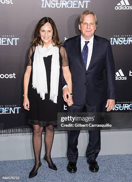 Producers Lucy Fisher and Douglas Wick attend 'The Divergent Series: Insurgent' New York premiere at Ziegfeld Theater on March 16, 2015 in New York...