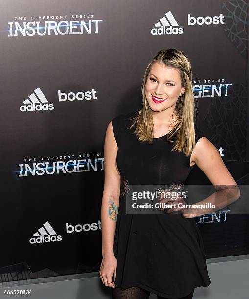 Jessi Smiles attends The Divergent Series' 'Insurgent' New York premiere at Ziegfeld Theater on March 16, 2015 in New York City.
