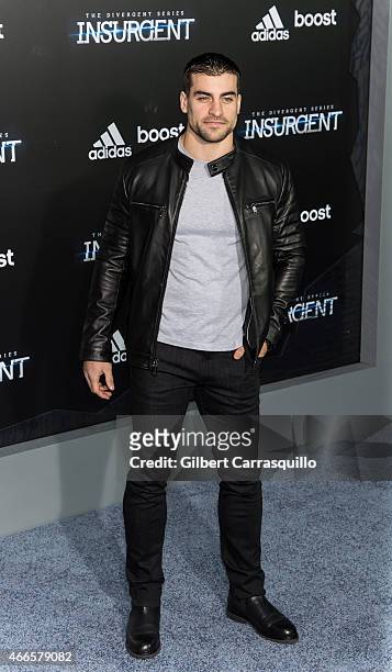 Thomas Canestraro attends The Divergent Series' 'Insurgent' New York premiere at Ziegfeld Theater on March 16, 2015 in New York City.
