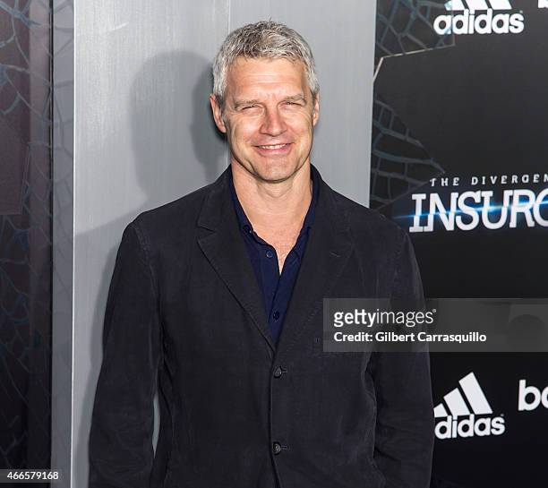 Director Neil Burger attends The Divergent Series' 'Insurgent' New York premiere at Ziegfeld Theater on March 16, 2015 in New York City.