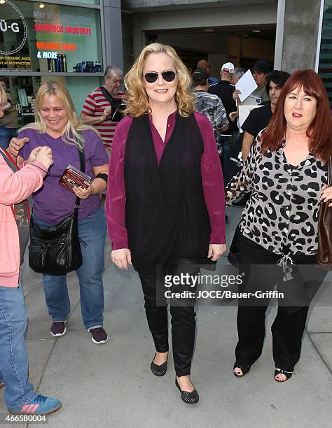 Cybill Sheperd is seen in Hollywood on March 16, 2015 in Los Angeles, California.