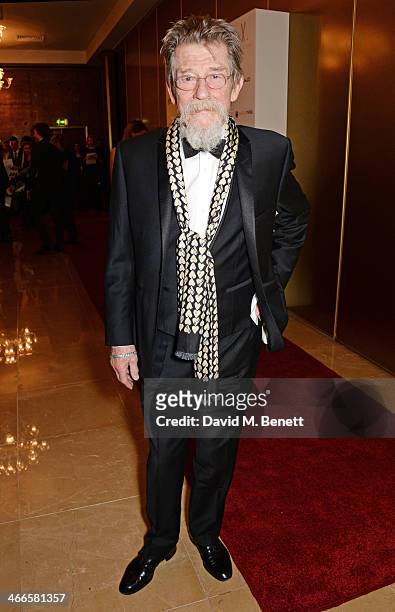 John Hurt attends the London Critics' Circle Film Awards at The Mayfair Hotel on February 2, 2014 in London, England.