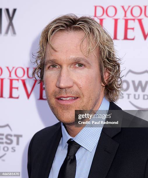 Actor David A.R. White attends "Do You Believe?" Los Angeles Premiere at ArcLight Hollywood on March 16, 2015 in Hollywood, California.
