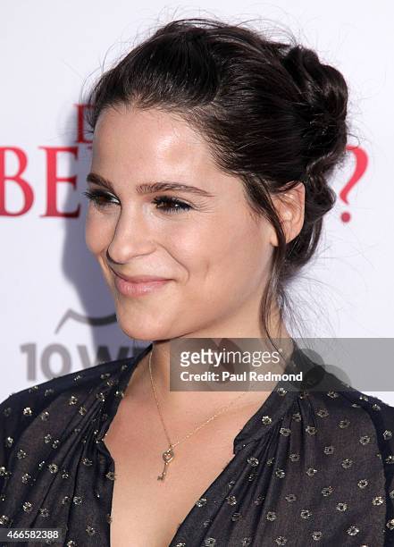 Actress Gianna Simone attends "Do You Believe?" Los Angeles Premiere at ArcLight Hollywood on March 16, 2015 in Hollywood, California.