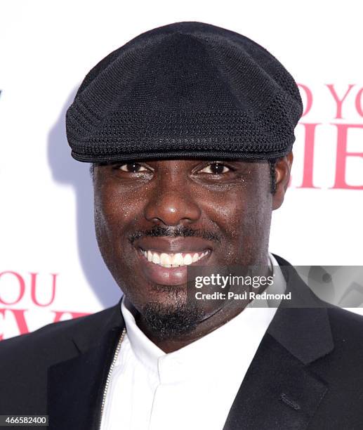 Actor Senyo Amoaku attends "Do You Believe?" Los Angeles Premiere at ArcLight Hollywood on March 16, 2015 in Hollywood, California.