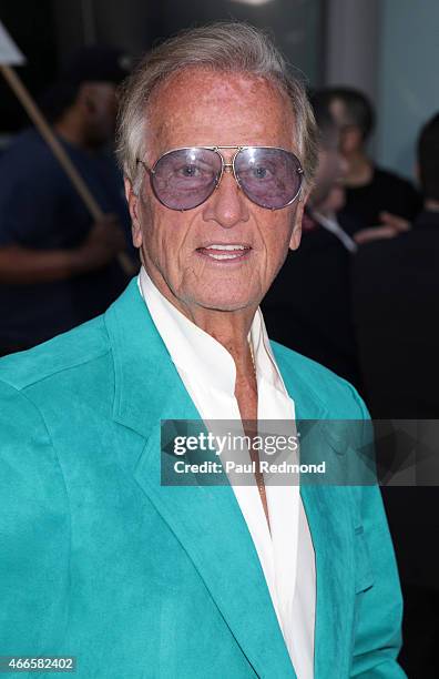 Singer Pat Boone attends "Do You Believe?" Los Angeles Premiere at ArcLight Hollywood on March 16, 2015 in Hollywood, California.