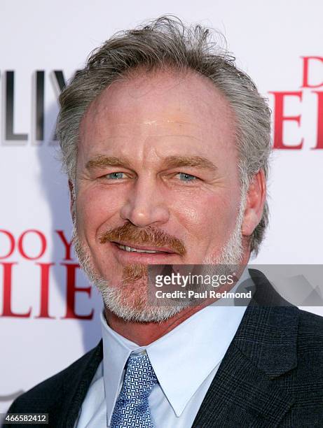 Actor Brian Bosworth attends "Do You Believe?" Los Angeles Premiere at ArcLight Hollywood on March 16, 2015 in Hollywood, California.