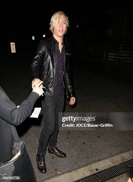 Riker Lynch is seen in Hollywood on March 16, 2015 in Los Angeles, California.