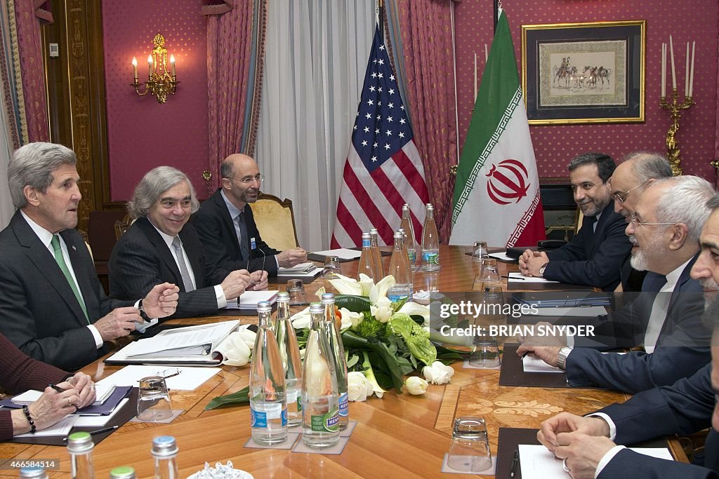 SWITZERLAND-IRAN-USA-NUCLEAR-KERRY-ZARIF