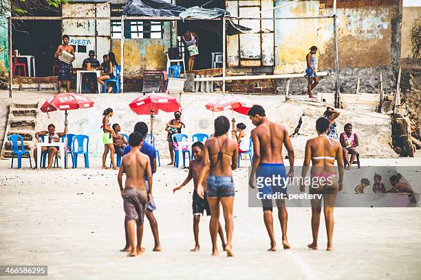 brazilian beach scene. - sao luis 個照片及圖片檔