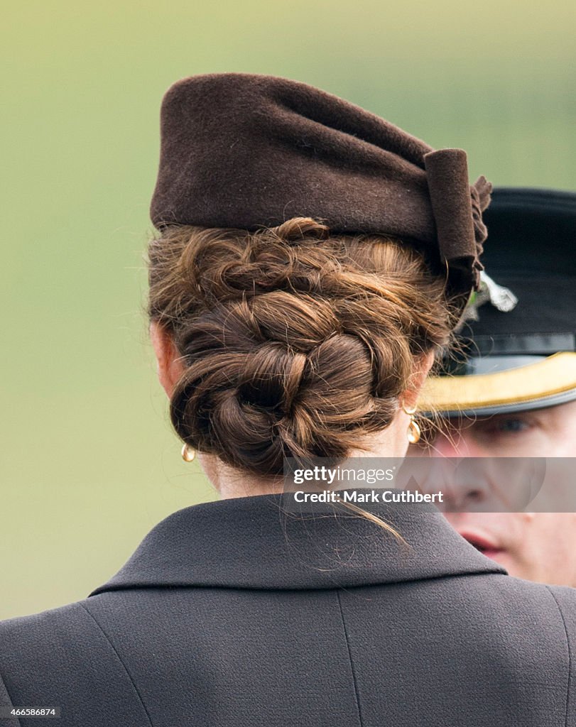 The Duke And Duchess Of Cambridge Attend St Patrick's Day Parade At Mons Barracks