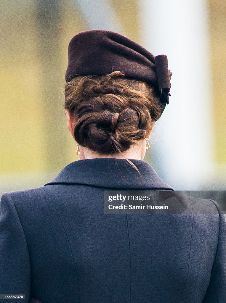 The Duke And Duchess Of Cambridge Attend St Patrick's Day Parade At Mons Barracks