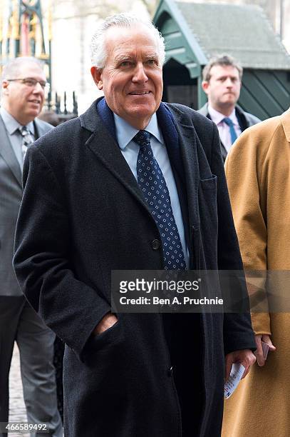 Peter Hain attends a Memorial Service for Sir Richard Attenborough at Westminster Abbey on March 17, 2015 in London, England.