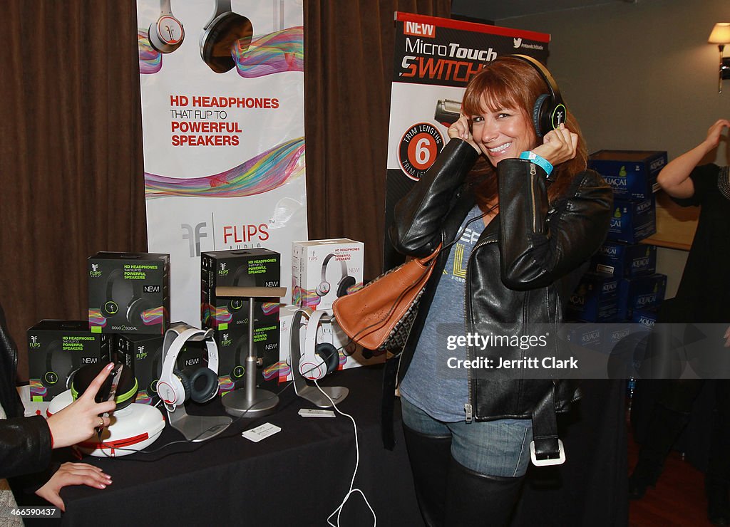 Flips Audio Headphones Sponsors DirecTV Celebrity Beach Bowl Gift Lounge
