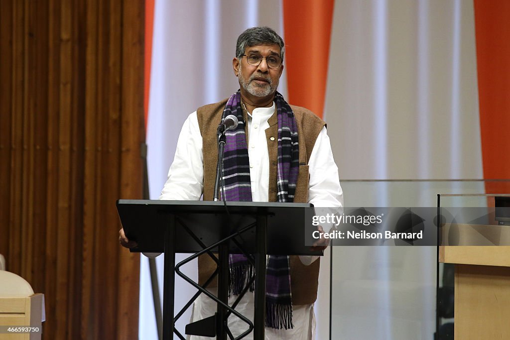 Nobel Peace Prize Winner Kailash Satyarthi Speaks At The United Nations