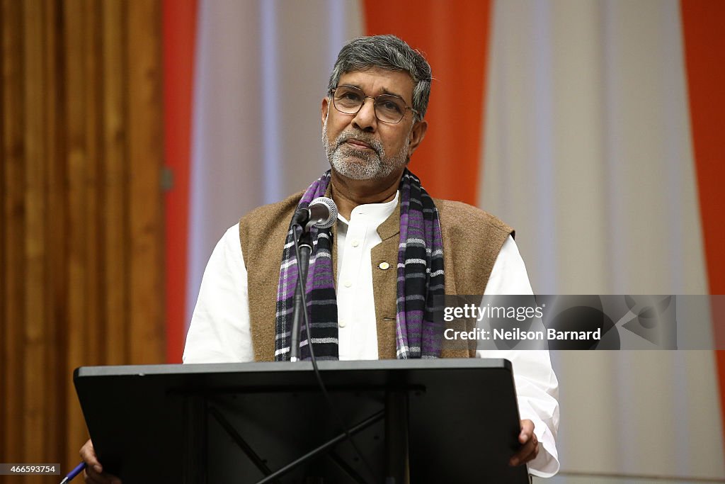 Nobel Peace Prize Winner Kailash Satyarthi Speaks At The United Nations