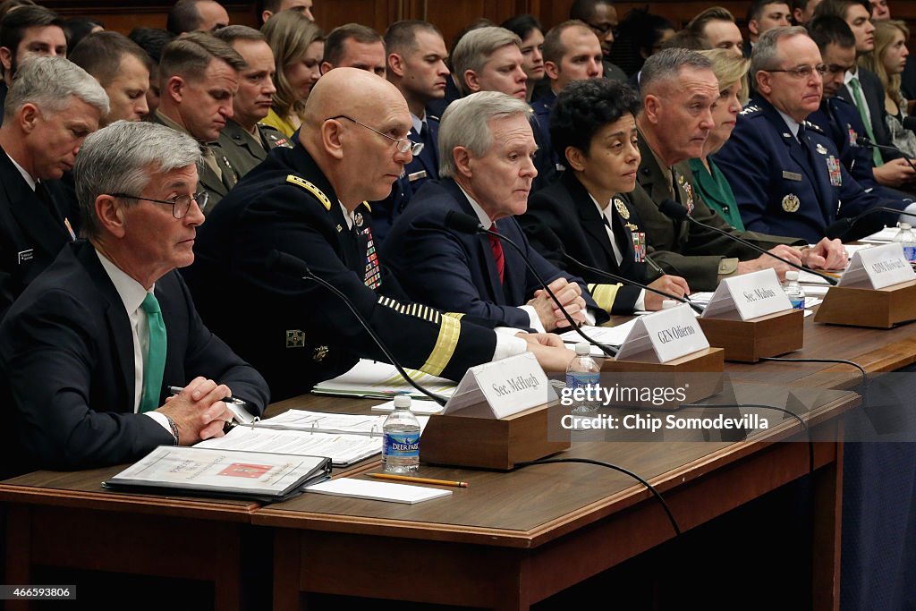 Top Military Officials Testify To House Armed Services Committee On FY2016 Nat'l Defense Budget Request