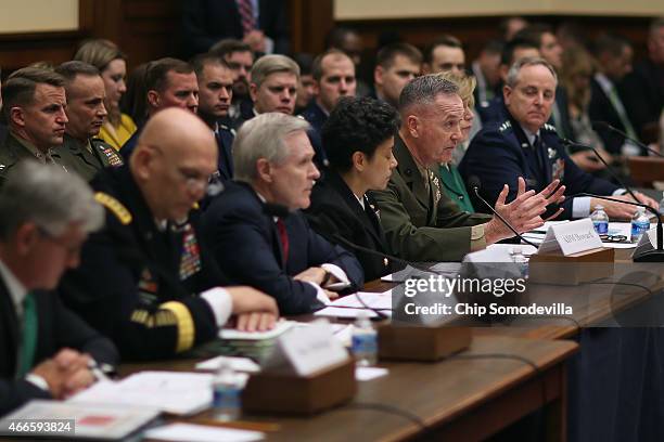 Secretary of the Army John McHugh, Army Chief of Staff Gen. Raymond Odierno, Secretary of the Navy Ray Mabus, Vice Chief of Naval Operations Adm....