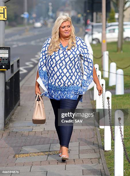 Gemma Collins sighting in Essex on March 17, 2015 in London, England.