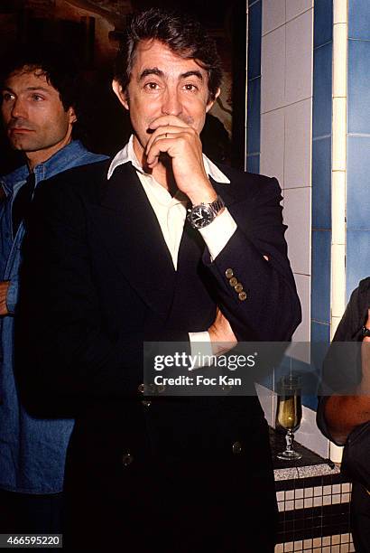 Luigi D'Urso attends a fashion week Party at Les Bains Douches in the 1990s in Paris, France.