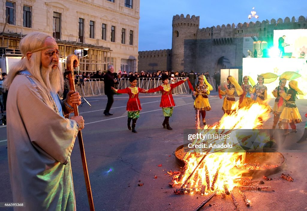 Celebrations of Chaharshanbe Suri in Azerbaijan