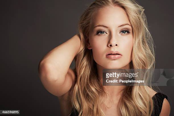 she's sexy and confident - long blonde hair stock pictures, royalty-free photos & images