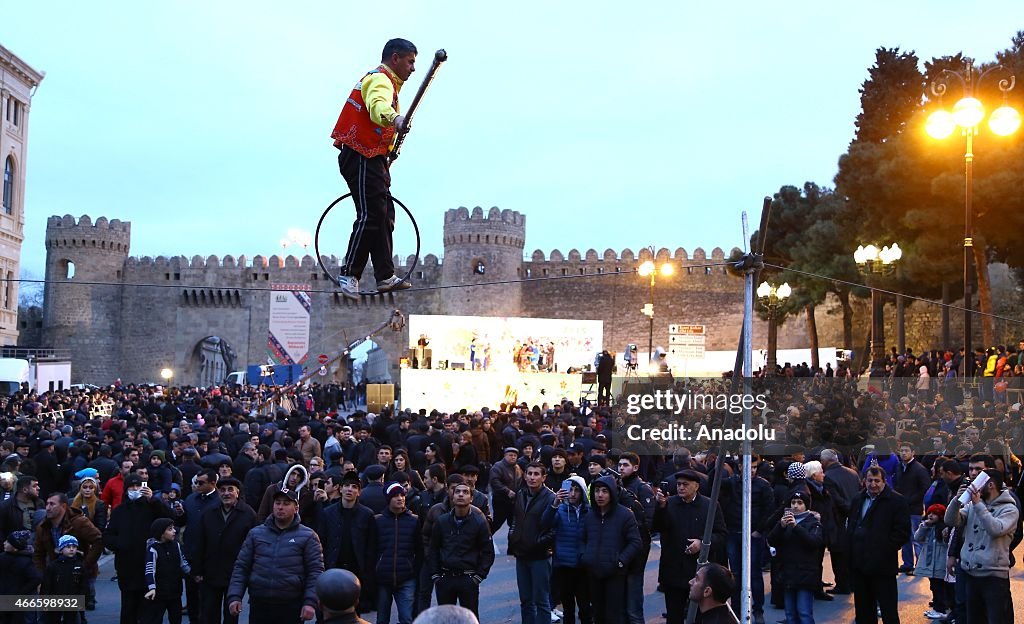 Celebrations of Chaharshanbe Suri in Azerbaijan