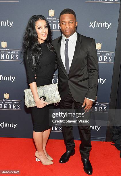 Green Bay Packers wide receiver Randall Cobb and guest attend the 3rd Annual NFL Honors at Radio City Music Hall on February 1, 2014 in New York City.