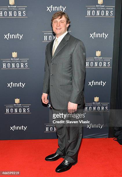 Former New York Jets quarterback Chad Pennington attends the 3rd Annual NFL Honors at Radio City Music Hall on February 1, 2014 in New York City.