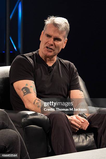 Henry Rollins speaks to Dana Harris of Indiewire at Austin Convention Center as part of SXSW 2015 on March 17, 2015 in Austin, United States.