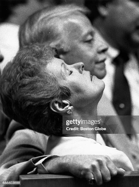 Judith and William Smart, parents of the victim, listen to closing arguments in the trial of Pamela Smart at the Rockingham County Superior Court in...