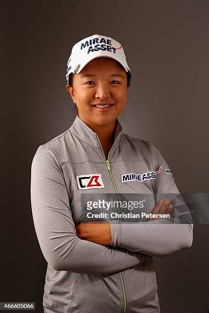 Sei Young Kim of South Korea poses for a portrait ahead of the LPGA Founders Cup at Wildfire Golf Club on March 17, 2015 in Phoenix, Arizona.