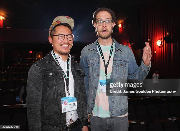 Filmmakers Daniel Kwan and Daniel Scheinert attend 'Music Videos' during the 2015 SXSW Music, Film + Interactive Festival at Alamo Ritz on March 17,...