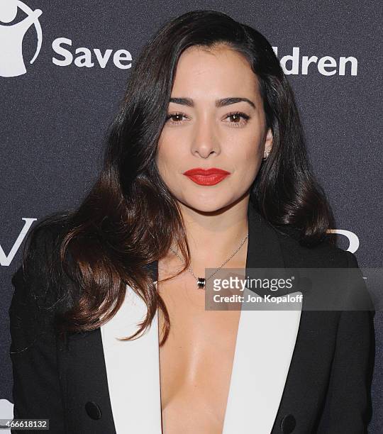 Actress Natalie Martinez arrives at BVLGARI And Save The Children STOP. THINK. GIVE. Pre-Oscar Event at Spago on February 17, 2015 in Beverly Hills,...