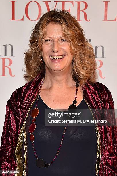 Angela Finocchiaro attends 'Latin Lover' Screening on March 17, 2015 in Milan, Italy.